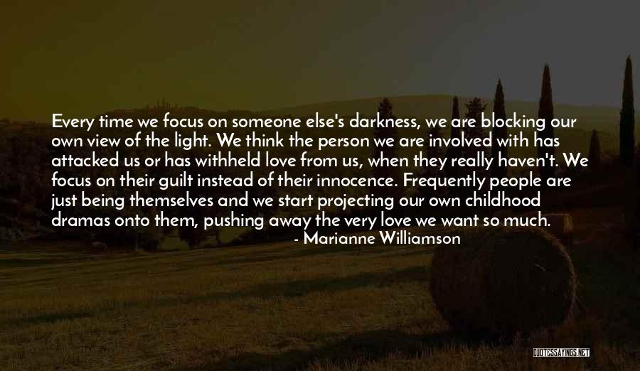 Guilt And Innocence Quotes By Marianne Williamson