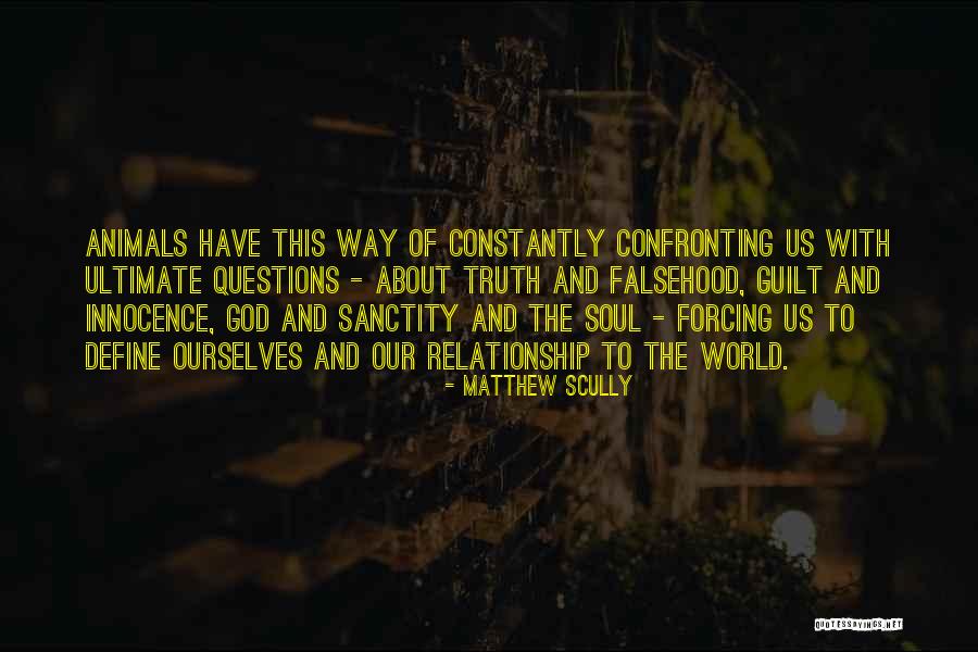 Guilt And Innocence Quotes By Matthew Scully