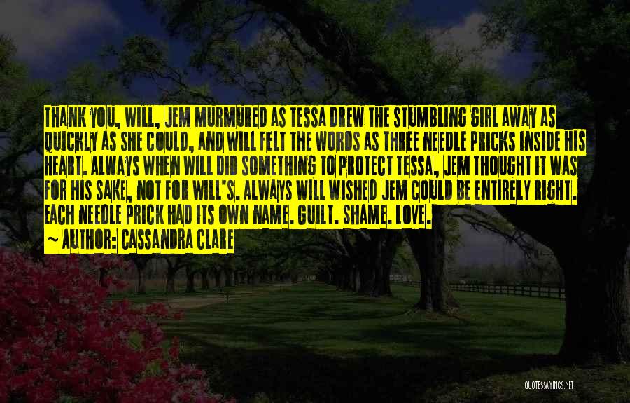 Guilt And Shame Quotes By Cassandra Clare