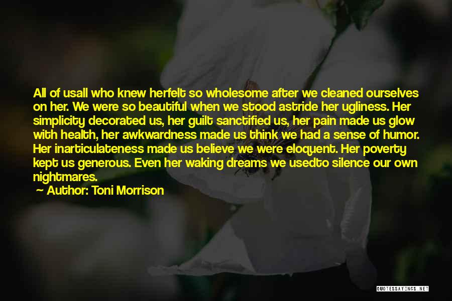 Guilt And Silence Quotes By Toni Morrison