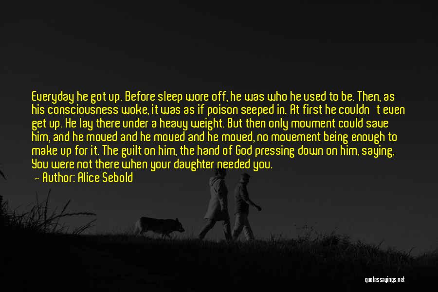 Guilt And Sleep Quotes By Alice Sebold