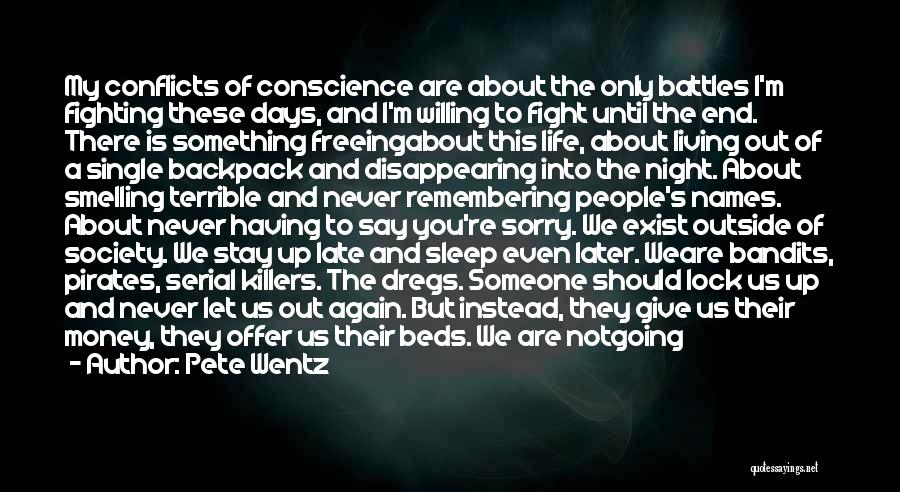 Guilt And Sleep Quotes By Pete Wentz