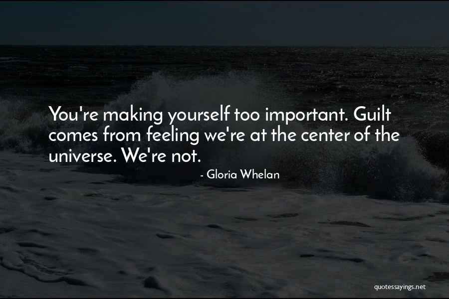 Guilt Feeling Quotes By Gloria Whelan Guilt Feeling Quotes By Gloria Whelan