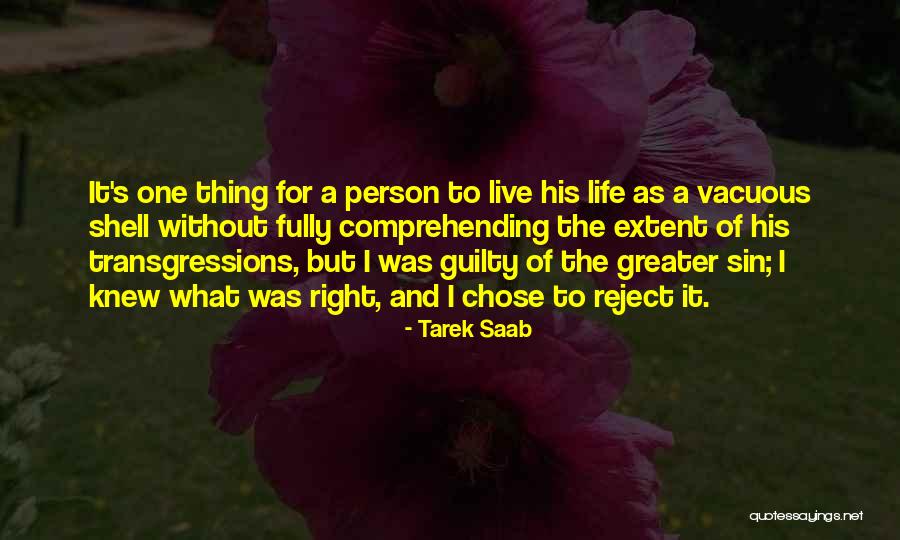 Guilty As Sin Quotes By Tarek Saab