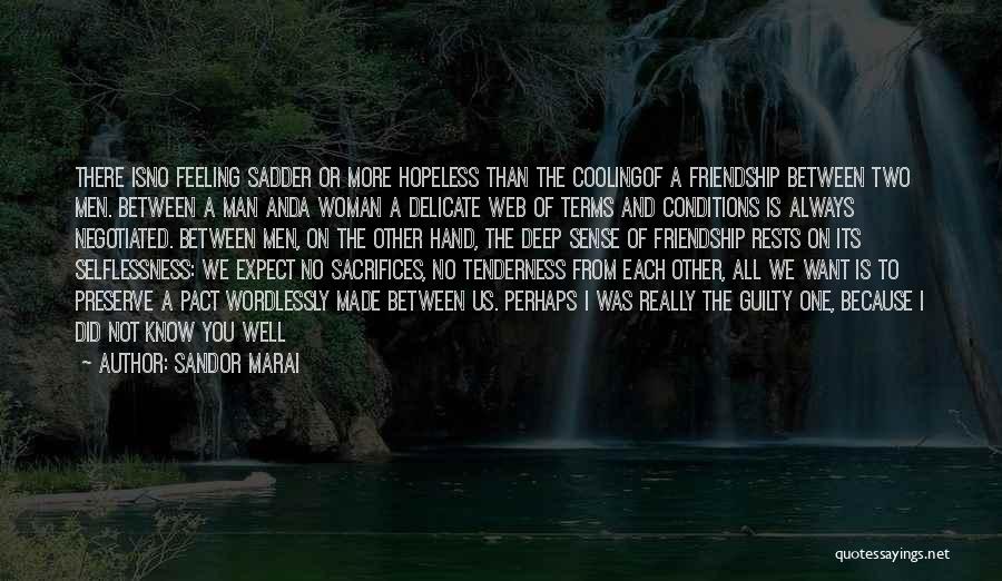 Guilty Man Quotes By Sandor Marai