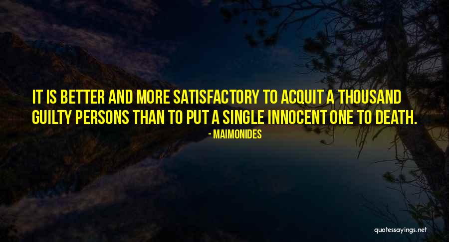 Guilty Person Quotes By Maimonides