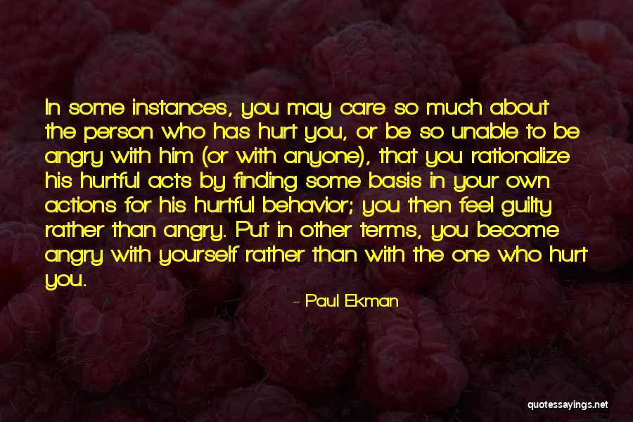 Guilty Person Quotes By Paul Ekman