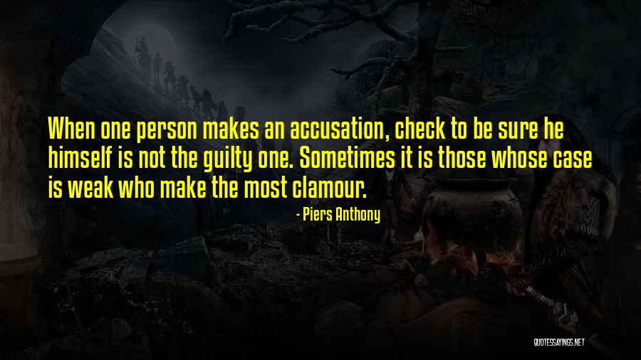 Guilty Person Quotes By Piers Anthony Guilty Person Quotes By Piers Anthony