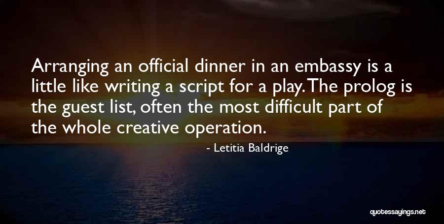 Guishard Well Quotes By Letitia Baldrige Guishard Well Quotes By Letitia Baldrige