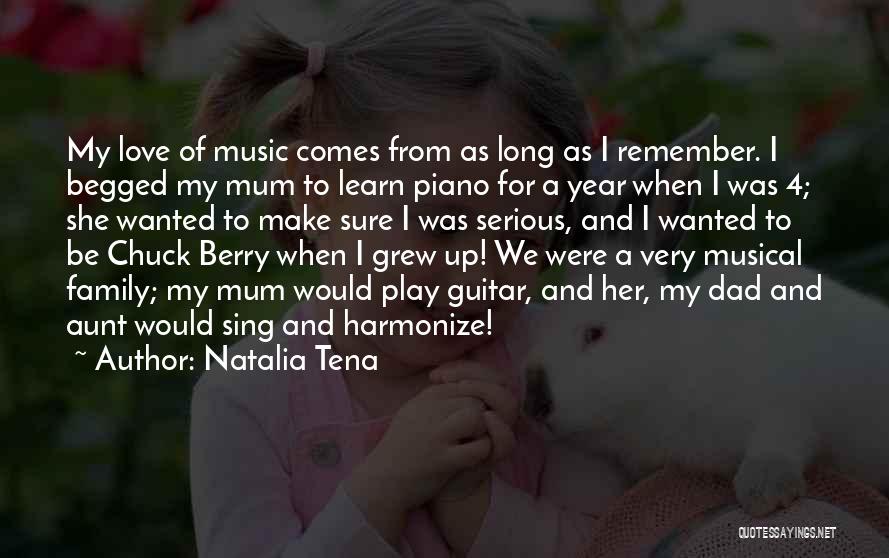 Guitar And Love Quotes By Natalia Tena