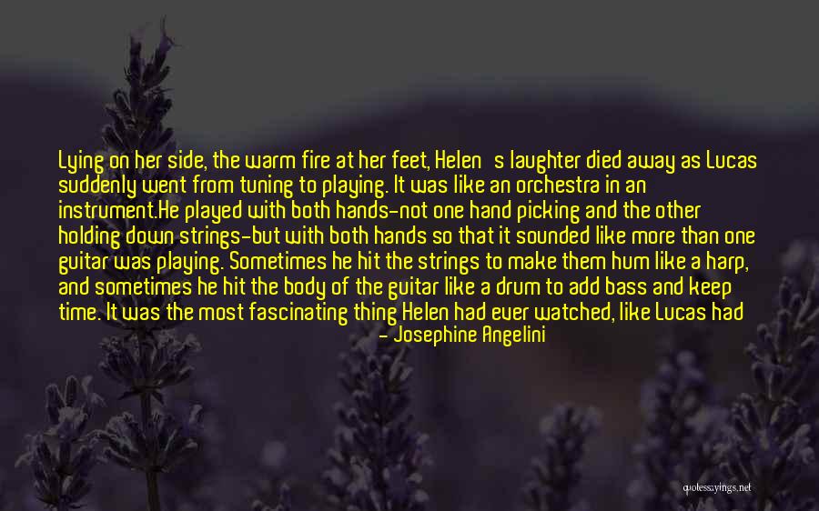 Guitar Holding Quotes By Josephine Angelini Guitar Holding Quotes By Josephine Angelini
