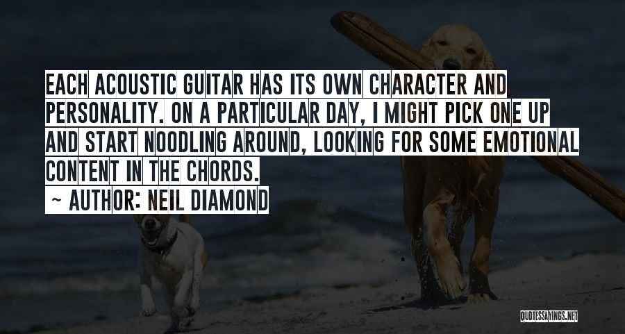 Guitar Pick Quotes By Neil Diamond