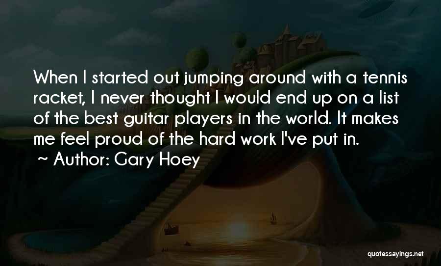 Guitar Players Quotes By Gary Hoey