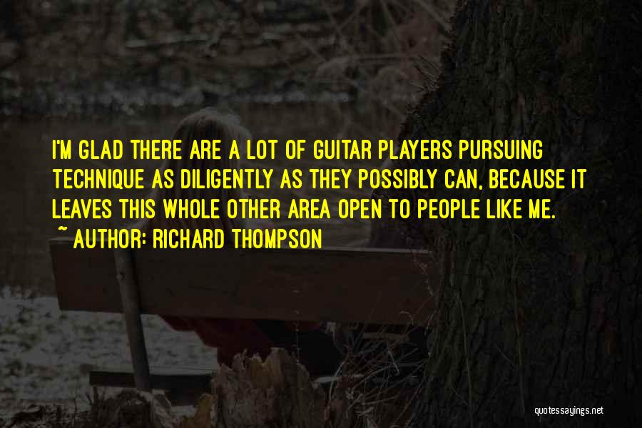 Guitar Players Quotes By Richard Thompson
