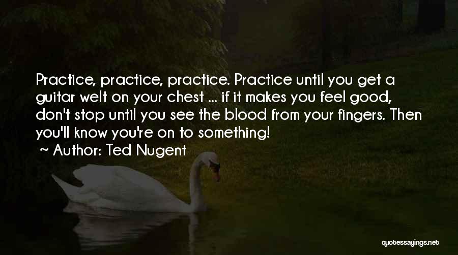 Guitar Practice Quotes By Ted Nugent