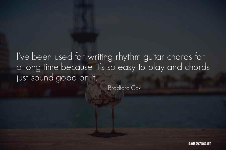 Guitar Rhythm Quotes By Bradford Cox