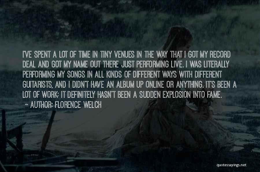 Guitarists Quotes By Florence Welch