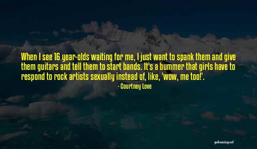 Guitars Love Quotes By Courtney Love