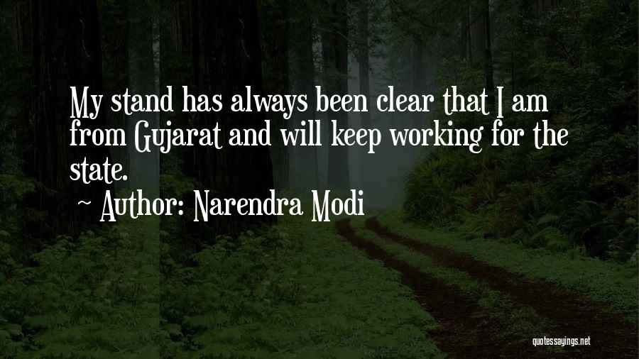 Gujarat State Quotes By Narendra Modi
