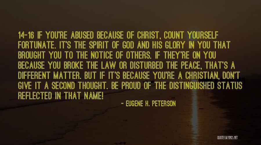 Guled Adam Quotes By Eugene H. Peterson Guled Adam Quotes By Eugene H. Peterson