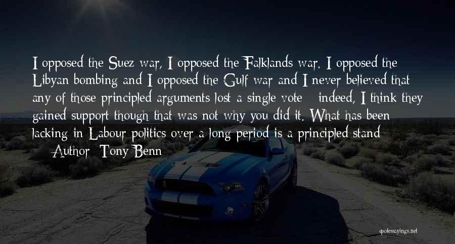 Gulf War 1 Quotes By Tony Benn