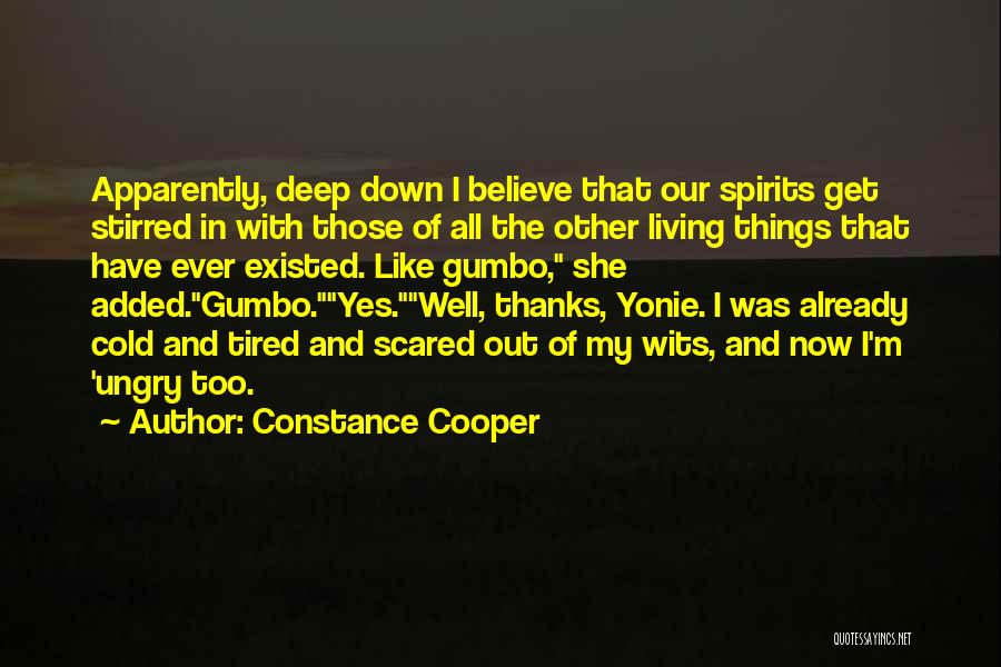 Gumbo Quotes By Constance Cooper