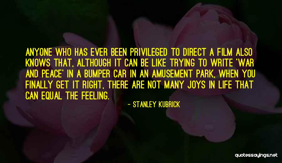 Gumercindo Gonzalez Quotes By Stanley Kubrick Gumercindo Gonzalez Quotes By Stanley Kubrick