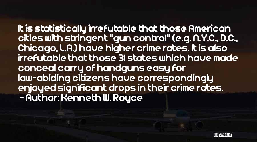 Gun Carry Quotes By Kenneth W. Royce