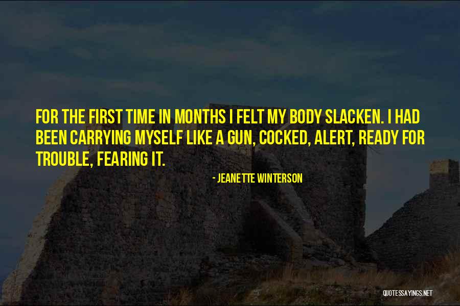 Gun Carrying Quotes By Jeanette Winterson