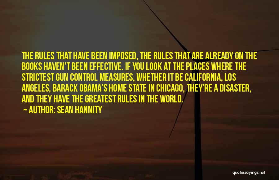 Gun Control Obama Quotes By Sean Hannity