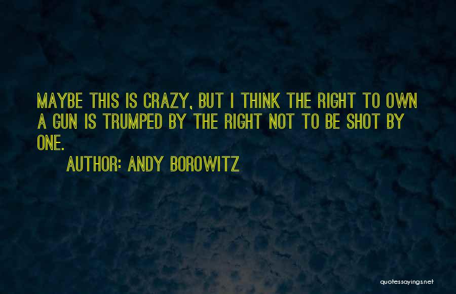 Gun Crazy Quotes By Andy Borowitz