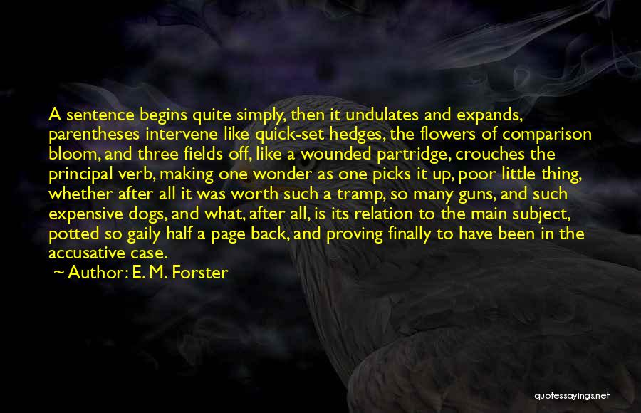 Gun Dog Quotes By E. M. Forster