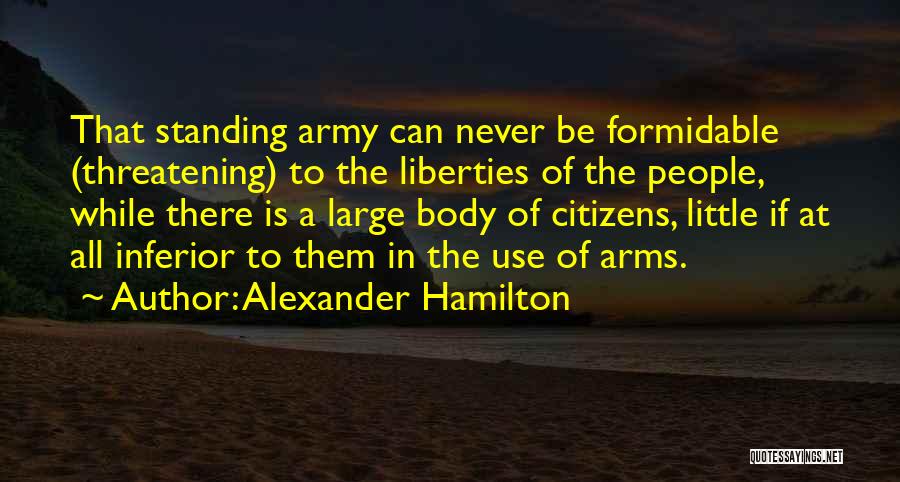 Gun Law Quotes By Alexander Hamilton