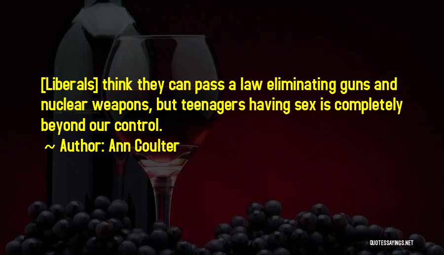 Gun Law Quotes By Ann Coulter