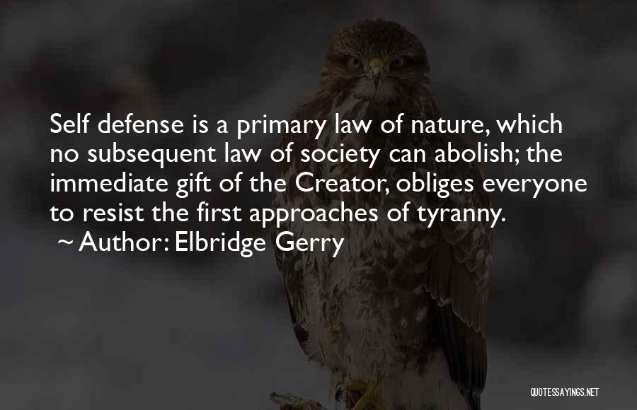 Gun Law Quotes By Elbridge Gerry