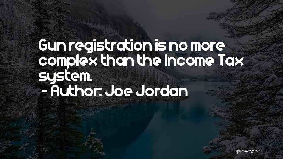 Gun Registration Quotes By Joe Jordan