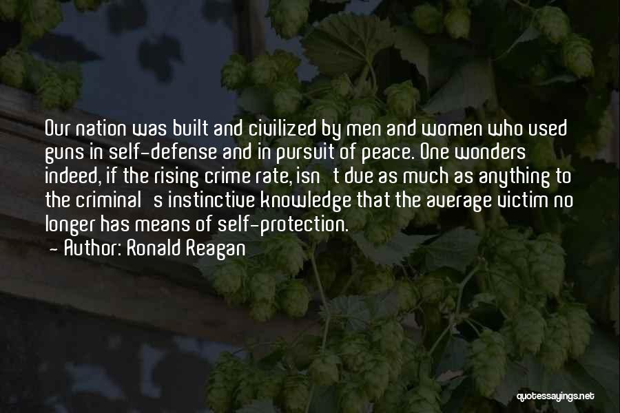 Gun Self Defense Quotes By Ronald Reagan