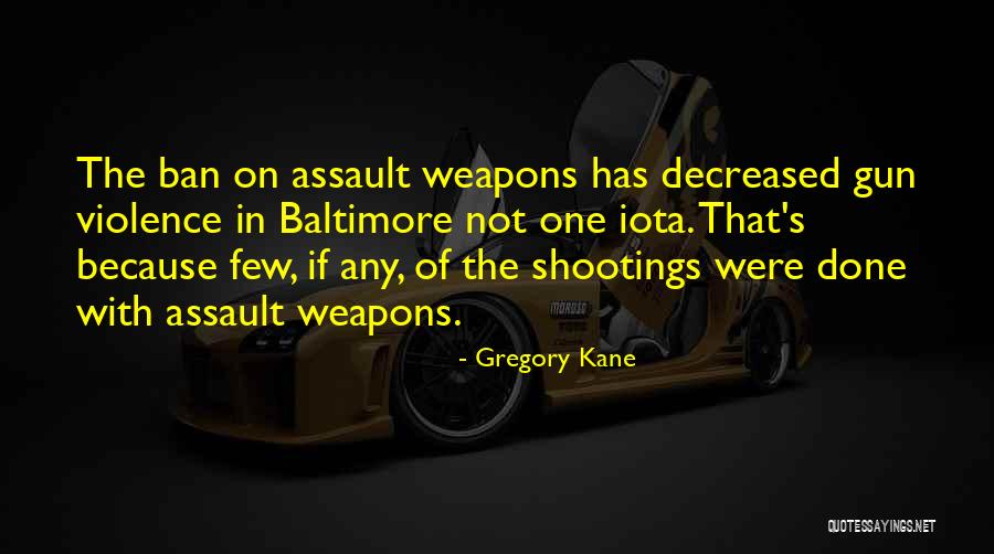 Gun Shootings Quotes By Gregory Kane