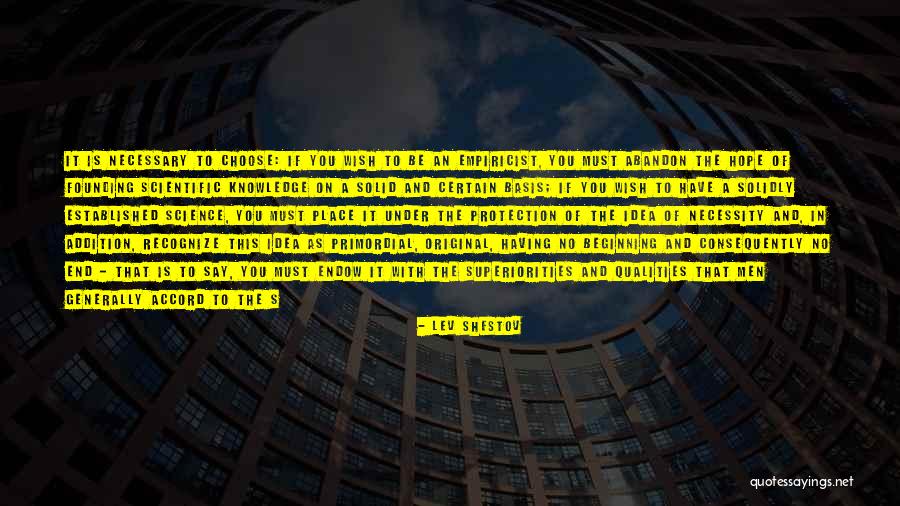 Gundelfinger Crest Quotes By Lev Shestov Gundelfinger Crest Quotes By Lev Shestov