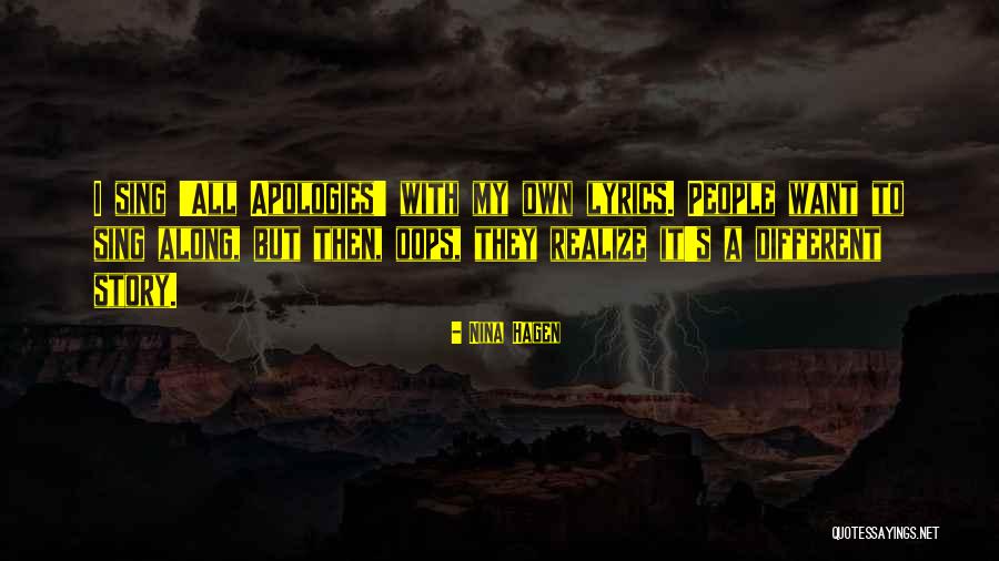 Gunilla Magnus Quotes By Nina Hagen Gunilla Magnus Quotes By Nina Hagen