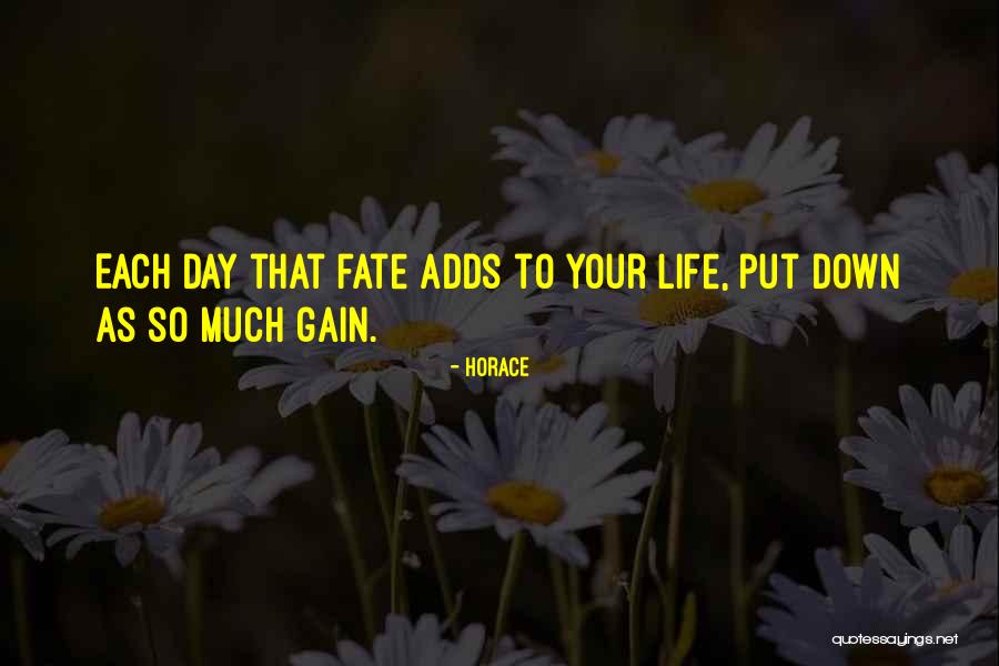 Gunnel Fred Quotes By Horace Gunnel Fred Quotes By Horace