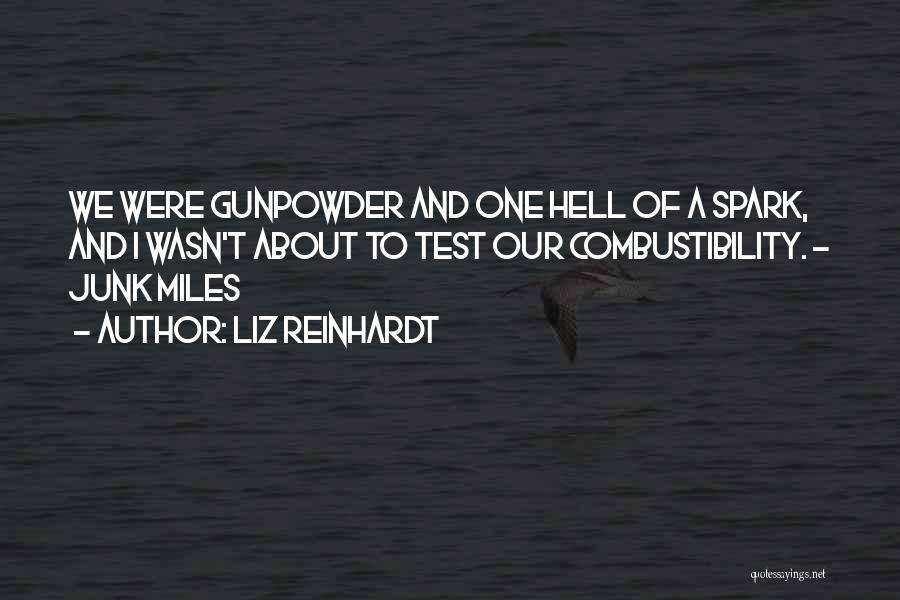 Gunpowder Quotes By Liz Reinhardt