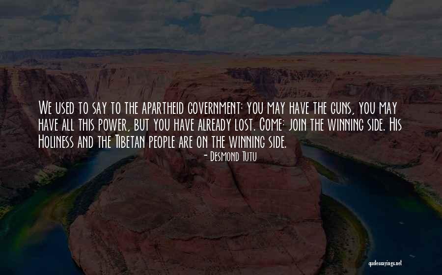 Guns And Power Quotes By Desmond Tutu