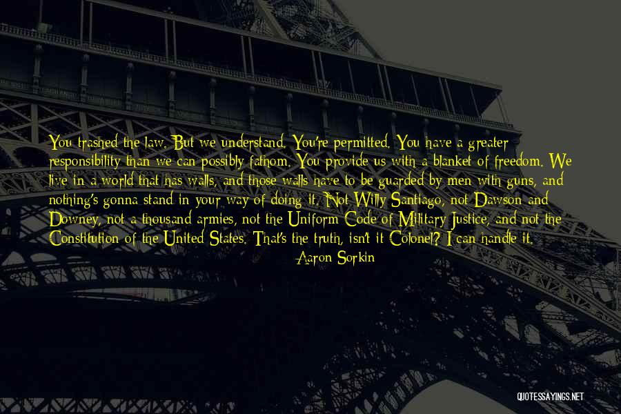 Guns Guns Quotes By Aaron Sorkin Guns Guns Quotes By Aaron Sorkin