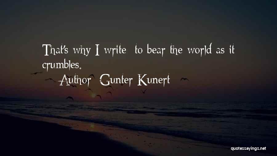 Gunter Kunert Quotes 593179