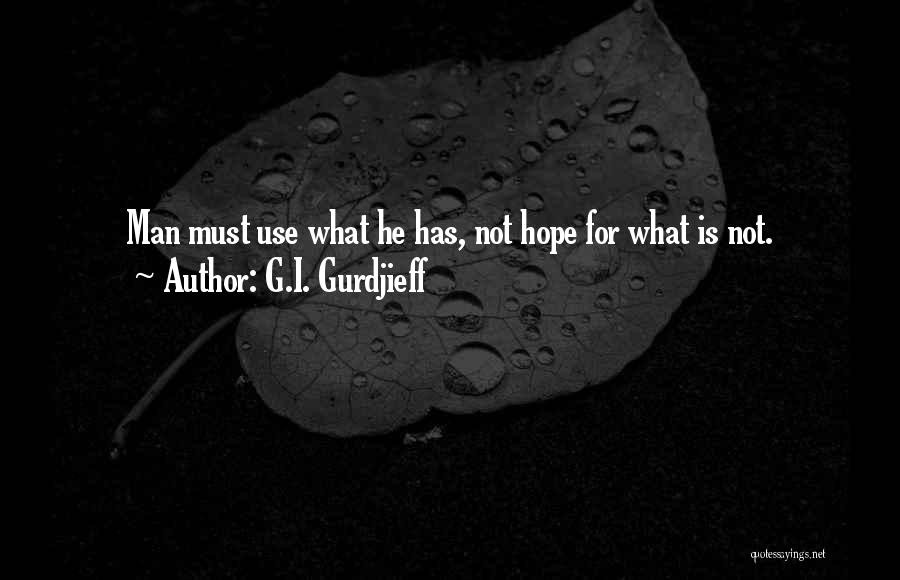 Gurdjieff Quotes By G.I. Gurdjieff