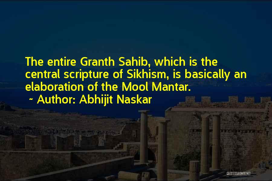 Guru Granth Sahib Quotes By Abhijit Naskar