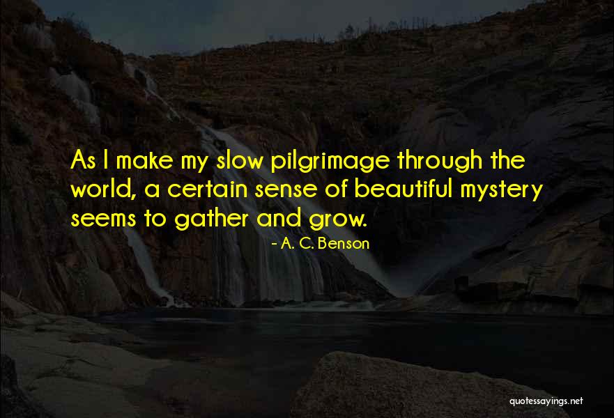 Gurvich En Quotes By A. C. Benson Gurvich En Quotes By A. C. Benson