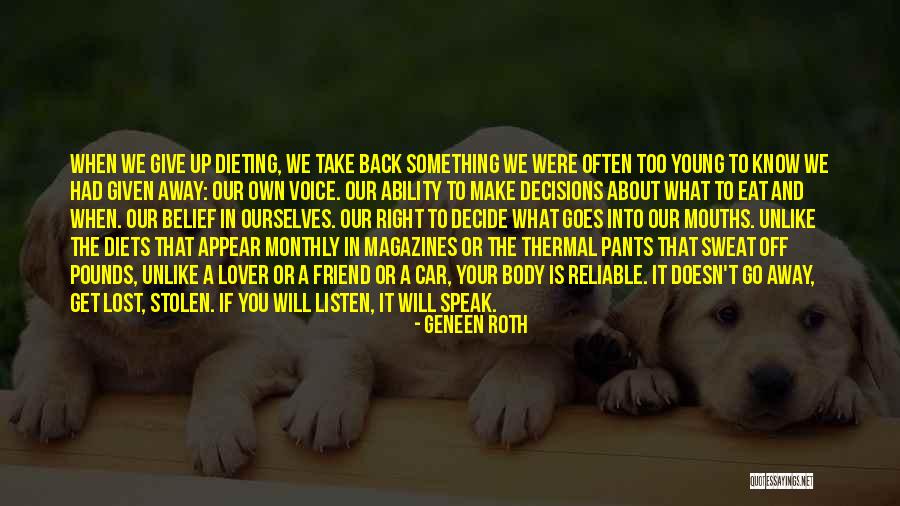 Gustul De Acasa Quotes By Geneen Roth Gustul De Acasa Quotes By Geneen Roth