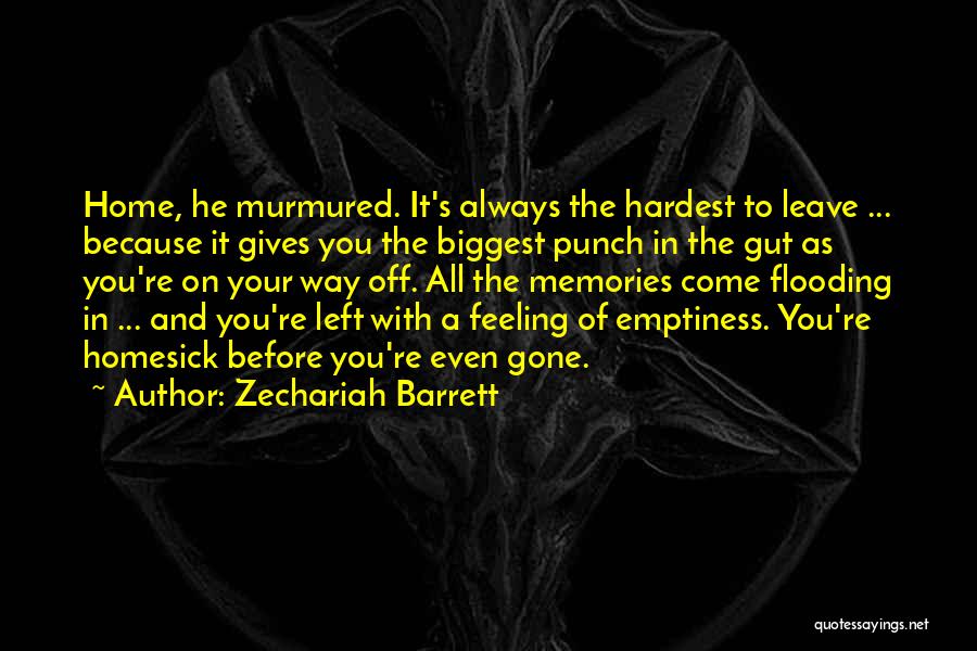 Gut Punch Quotes By Zechariah Barrett